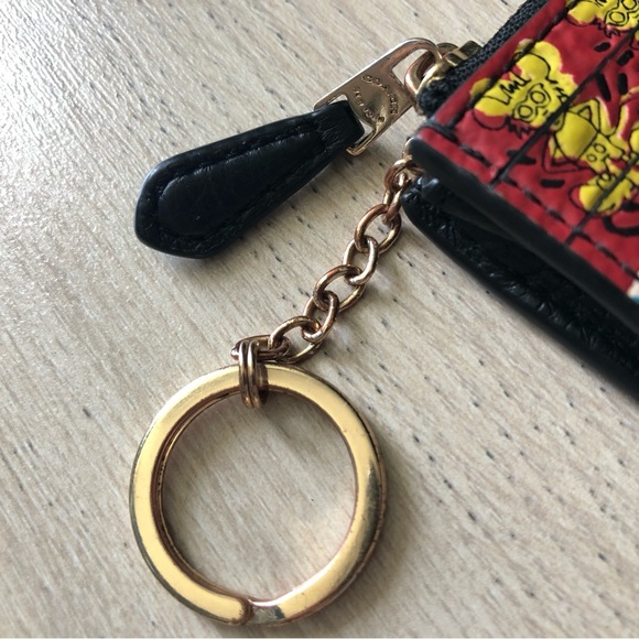 Coach Disney Mickey Mouse x Keith Haring Mini Skinny Id Case - Picture 5 of 7